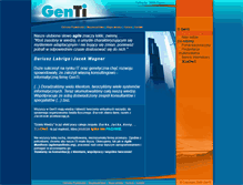 Tablet Screenshot of genti.pl